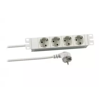 EFB Elektronik Koop PROFIversal Rozvodný panel (do racku) - AC 250 V - Vstup CEE 7/7 - 4 x výstupy CEE 7/3
