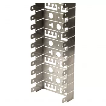 EFB Elektronik LSA montážna vaňa, 50 modulov, hĺbka 50 mm, polomer ohybu 25 mm, balenie 2 ks