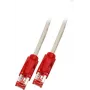 EFB Elektronik RJ45 patch kábel Cat.6 S/FTP LSZH Draka UC900 TM21 Crossover červený 0,5 m
