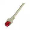 EFB-Elektronik RJ45 patch kábel Cat.6 S/FTP LSZH sivý 0,75m