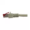 EFB-Elektronik RJ45 patch kábel Cat.6 S/FTP LSZH sivý 0,75m