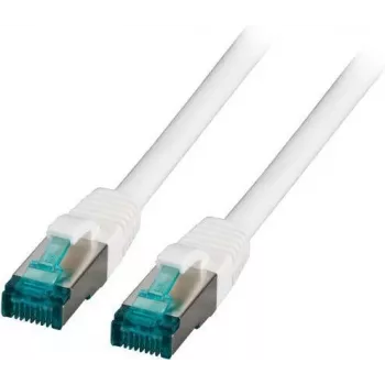 EFB-Elektronik RJ45 patch kábel Cat.6A S/FTP LSZH biely 0,5m