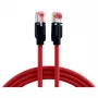 EFB ELEKTRONIK RJ45 patch kábel Cat.6A S/FTP PUR Draka UC900 TM21 červený 0,25 m