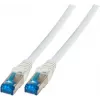 EFB-Elektronik RJ45 patch kábel Cat.6A S/FTP PVC UL sivý 7,5 m