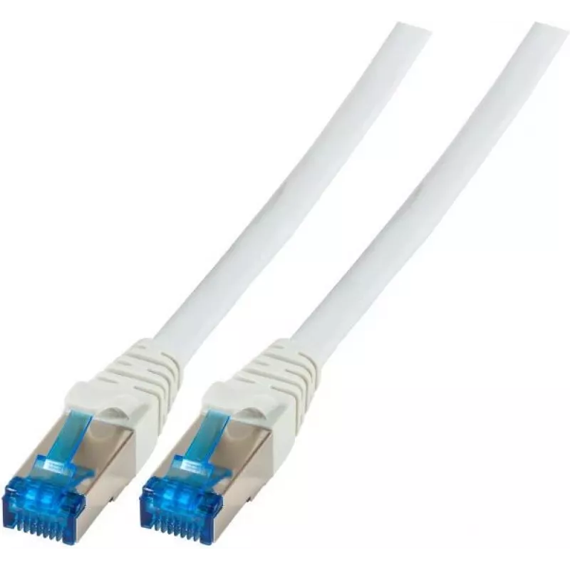 EFB-Elektronik RJ45 patch kábel Cat.6A S/FTP PVC UL sivý 7,5 m