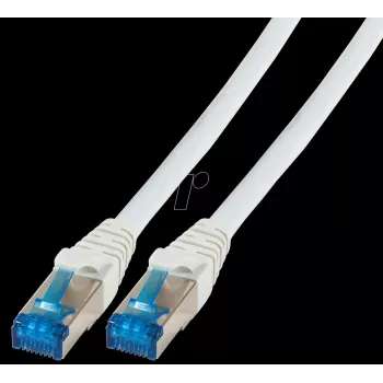 EFB-Elektronik RJ45 patch kábel Cat.6A S/FTP PVC UL sivý 7,5 m