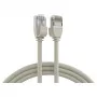 EFB Elektronik RJ45 Patchkabel Cat.6A U/FTP TPE 4mm Ultraflex sivý 1m