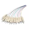 EFB Elektronik SC jednovidové optické patch kábel, duplex 9/125µm, 1m, LSZH, žltý