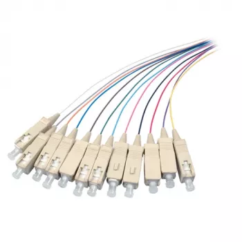 EFB Elektronik SC jednovidové optické patch kábel, duplex 9/125µm, 1m, LSZH, žltý