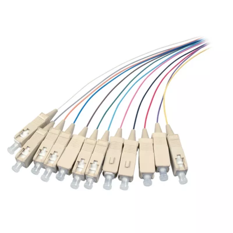 EFB Elektronik SC jednovidové optické patch kábel, duplex 9/125µm, 1m, LSZH, žltý