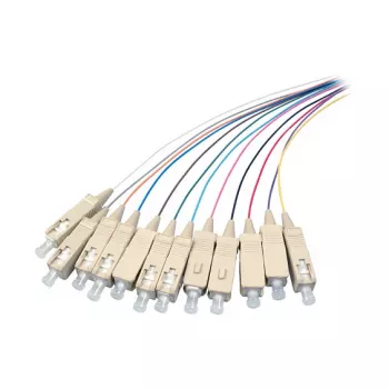 EFB Elektronik SC jednovidové optické patch kábel, duplex 9/125µm, 1m, LSZH, žltý