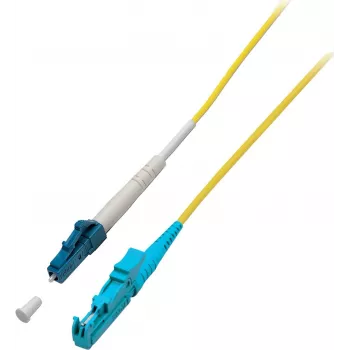 EFB-Elektronik Simplex LWL Patchkabel E2000 APC na LC UPC OS2 3m žltá LSZH 9/125µm O0863.3
