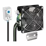 EFB sada ventilátorov pre nástennú skriňu, kompletná, vrátane termostatu a pripojovacieho kábla