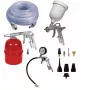 Einhell 4132776 sada pneumatického náradia 5-dielna s fúkacou pištoľou, hustilkou pneumatík, striekacou pištoľou na farbu, pištoľou na ochranu podvozku a 4m špirálovou hadicou