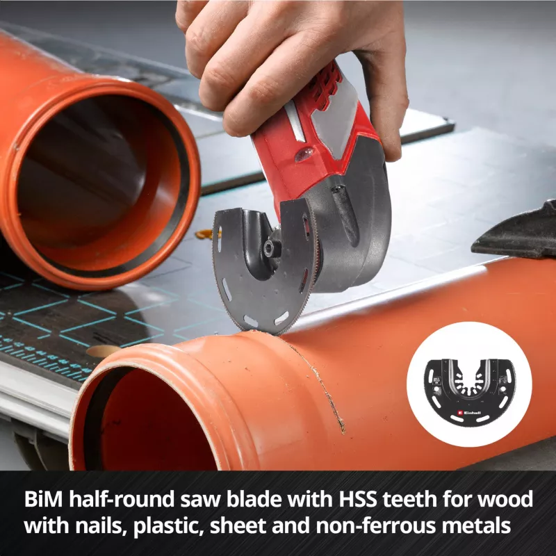 Einhell 708135 XL-PLUS-CASE BiM HSS sada príslušenstva pre multifunkčné náradie, 10 dielov