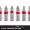 Einhell Karabiner Impact Bit Set 10-dielna 1/4 palca šesťhranné impact bity s karabínkou