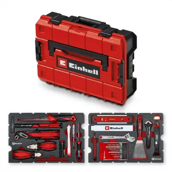 EINHELL-KWB E-Case sada renovačného náradia, 78-dielna (čierna/červená)