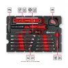 EINHELL-KWB E-Case kufrík na náradie sťahovanie, 79-dielny (čierna/červená)