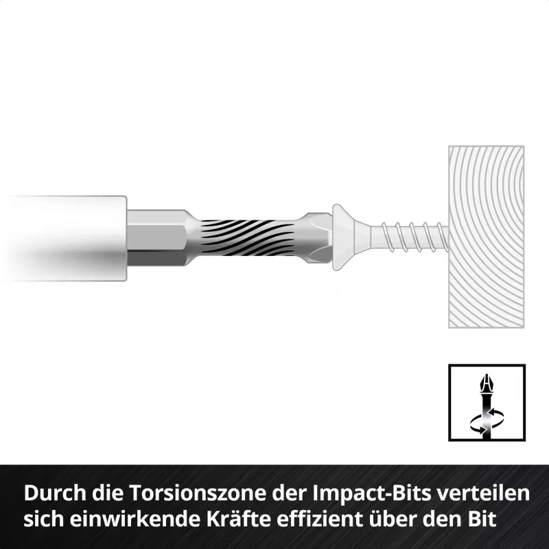 EINHELL-KWB Impact sada bitov v M-CASE, 39-dielna (s nástrčkami)