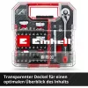 EINHELL-KWB sada nástrčných kľúčov a bitov 1/4 palca 37-dielna v L-CASE