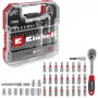 EINHELL-KWB sada nástrčných kľúčov a bitov 1/4 palca 37-dielna v L-CASE