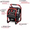 EINHELL Power X-Change akumulátorový kompresor SILENZZO 18/160, 18V (červená/čierna, bez batérie a nabíjačky)