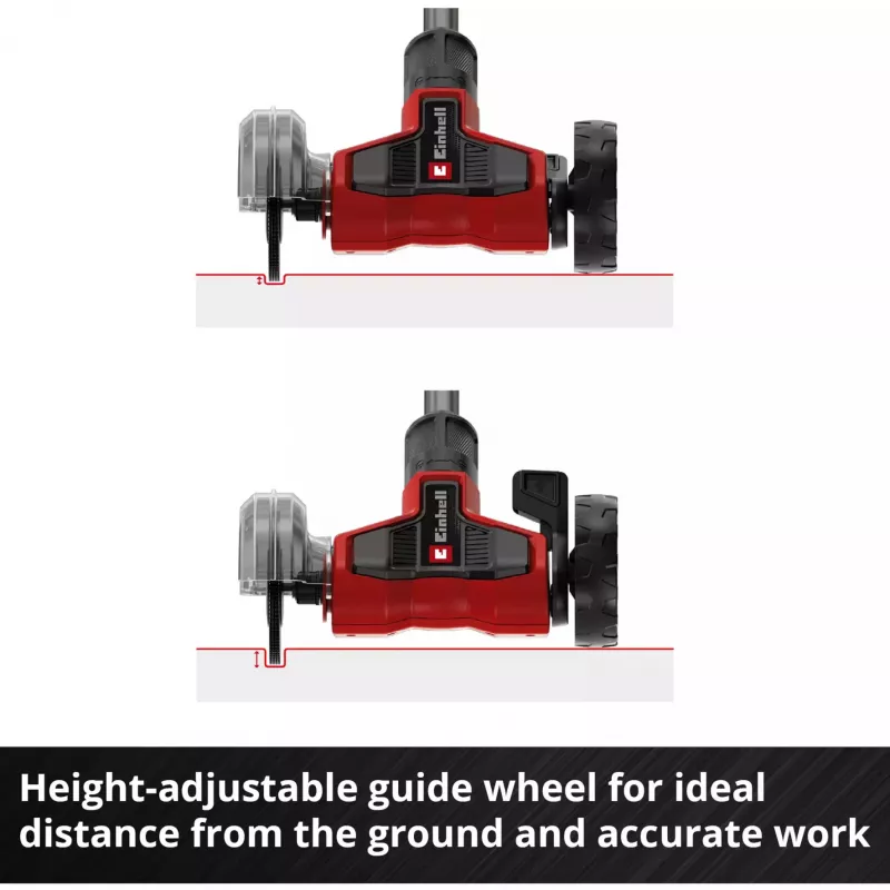 EINHELL Power X-Change akumulátorový čistič škár GE-CC 18/110 Li E-Solo, 18V (červená/čierna, bez batérie a nabíjačky)