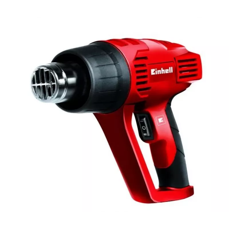 Einhell TC-HA 2000/1 teplovzdušná pištoľ 2000 W 550°C 500 l/min so 4 dýzami a škrabkou červená