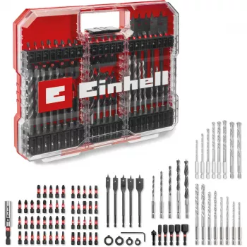 EINHELL XL-CASE Impact sada bitov a vrtákov, 95-dielna, sada vrtákov a bitov