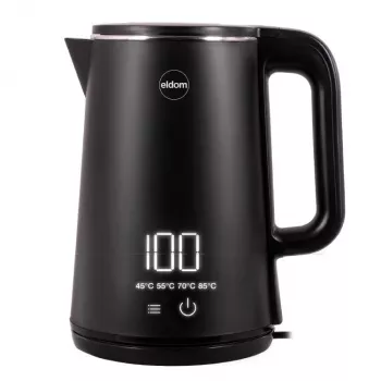 ELDOM C515C bezdrôtová kanvica 1,8 L 2000 W čierna