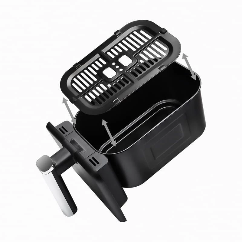 Teplovzdušná fritéza ELDOM FR200, 9 L, 2200 W, Dual Drawer