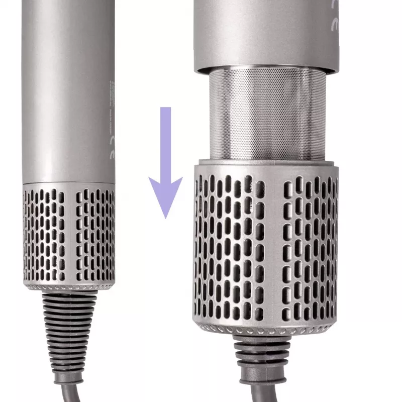 ELDOM HT280 sušič vlasov, 1650 W, sivý, 3 stupne ohrevu, 2 stupne fúkania, studený vzduch, koncentrátorová dýza, odnímateľný vzduchový filter, očko na zavesenie, ochrana proti prehriatiu, 1,8 m kábel