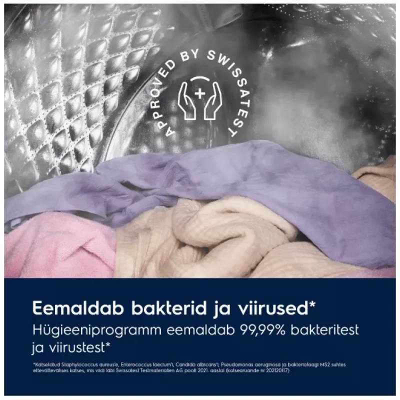 Electrolux EW6F8492E 9kg 1400rpm práčka s predným plnením (invertorový motor, energetická trieda A, biela)