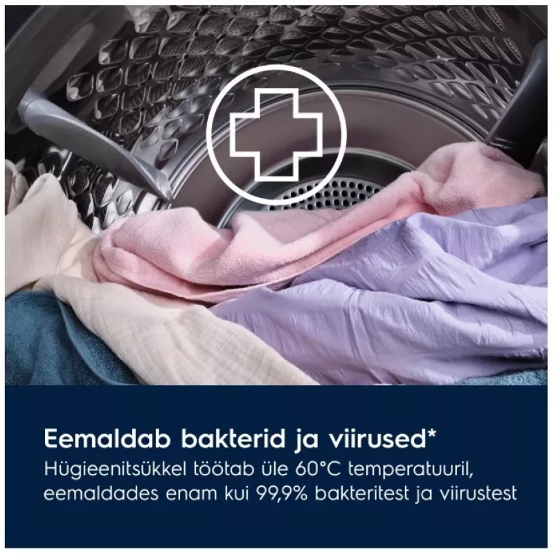 Electrolux EW7D495UDE tepelné čerpadlo sušička, 9 kg, A++