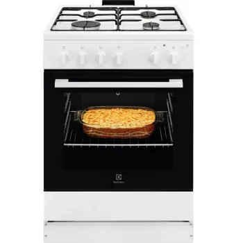 Electrolux LKG604012W voľne stojaci plynový sporák s plynovou rúrou, 60 cm, biela