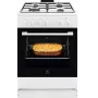 Electrolux LKG604012W voľne stojaci plynový sporák s plynovou rúrou, 60 cm, biela