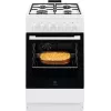 Electrolux LKK520032W voľne stojaci sporák s plynovou varnou doskou a elektrickou rúrou, 50 cm, biela