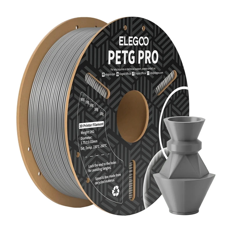 ELEGOO filament PETG Pro (sivá)