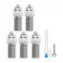 ELEGOO Neptune 4 / 4 Pro sada kalených oceľových trysiek (0,4 mm x3, 0,6 mm x1, 0,8 mm x1)