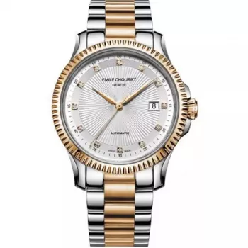 EMILE CHOURIET pánske automatické potápačské hodinky 40 mm nehrdzavejúca oceľ čierny ciferník 081155G63223