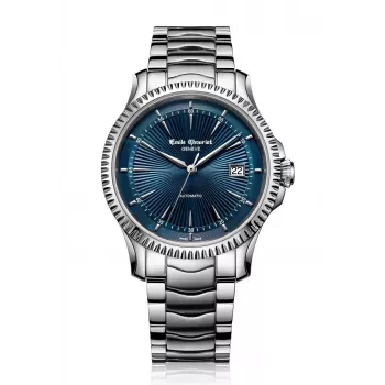 EMILE CHOURIET pánske automatické hodinky 40mm oceľ čierny ciferník