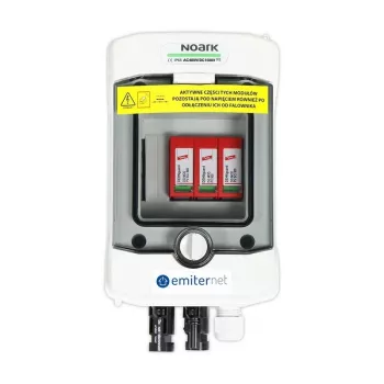 Rozvádzač jednosmerného prúdu EMITER DC, IP65, s prepäťovou ochranou DC Dehn typ 2 1000V, 1x PV reťazec, 1x MPPT