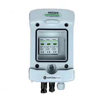 EMITER rozvádzač pripojený DC hermetický IP65 EMITTER so zvodičom prepätia Noark 1000V Typ 2 DC, 1x PV-string, 1x MPPT