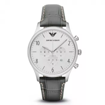 Emporio Armani AR1861 pánske chronografové hodinky z nerezovej ocele, 43 mm