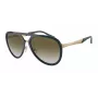 EMPORIO ARMANI EA2145-33598E pánske hranaté slnečné okuliare matná čierna tmavosivá 59mm
