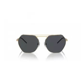 EMPORIO ARMANI EA2148-301387 pánske slnečné okuliare, matný čierny rám, tmavosivé sklá, 56 mm