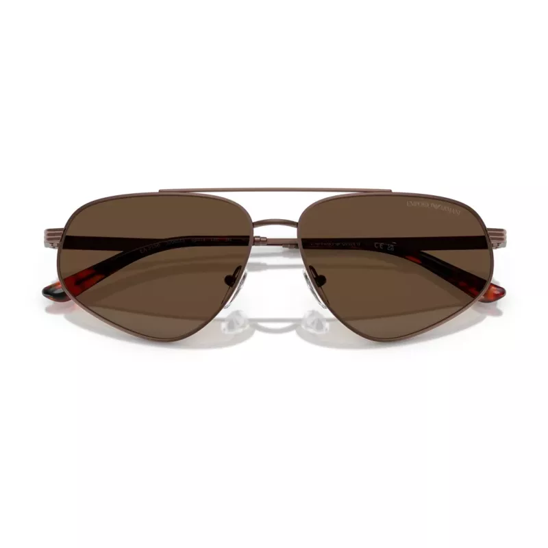 EMPORIO ARMANI EA2156-300673 pánske slnečné okuliare, matná čierna, tmavosivé sklá, 59 mm