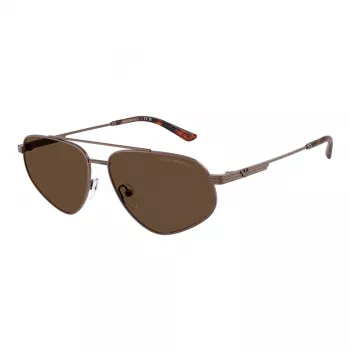 EMPORIO ARMANI EA2156-300673 pánske slnečné okuliare, matná čierna, tmavosivé sklá, 59 mm