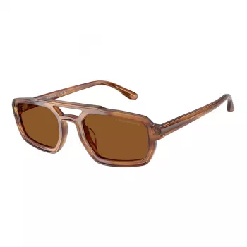 EMPORIO ARMANI EA4240U620373 pánske slnečné okuliare - matná čierna obruba, tmavosivé sklá, 53 mm