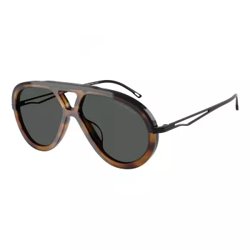 EMPORIO ARMANI EA4242U 621287 pánske slnečné okuliare matná čierna sivá 56mm